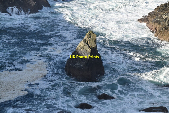 Photo 6"x4" Stack, Malin Head Ballygorman c2021