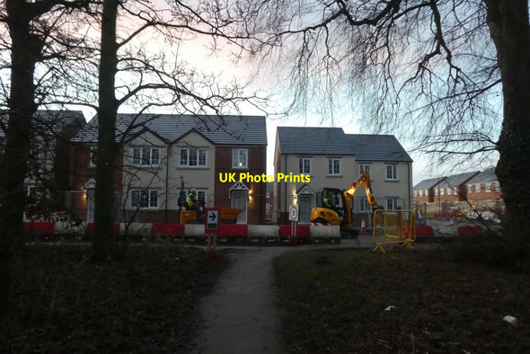 Photo 6"x4" Construction of houses Heslington c2022