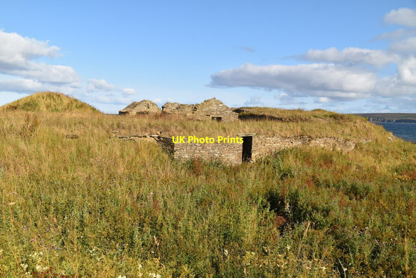 Photo 6"x4" Quarry cottage ruins Castletown\/ND1967 c2021