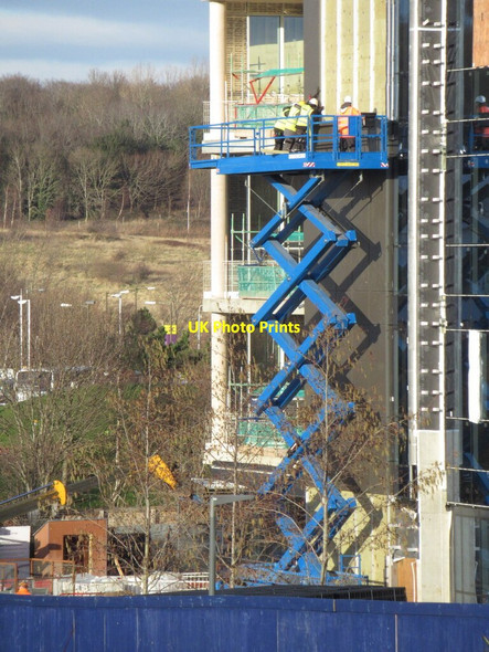 Photo 6"x4" Finishing a building, Edinburgh Bioquarter Moredun c2022
