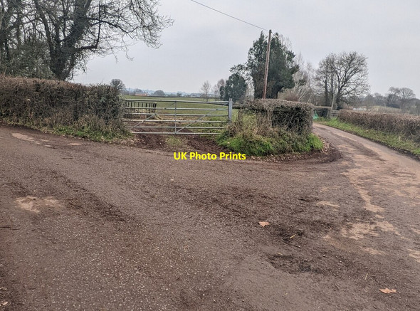Photo 6"x4" Field gate opposite a junction in Penrhos Penrhos\/SO4111 c2022