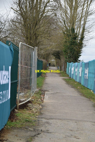 Photo 6"x4" Footpath to Hermitage Lane Allington\/TQ7457 c2021
