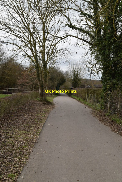 Photo 6"x4" Path to Hermitage Lane Allington\/TQ7457 c2021