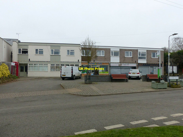 Photo 6"x4" Parade of shops, Tollerton West Bridgford c2022
