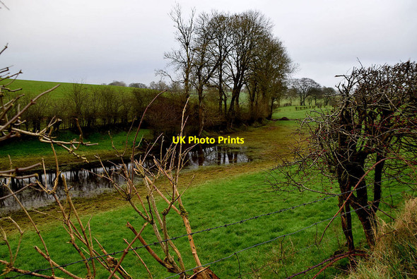 Photo 6"x4" Water lying in a field, Bracky Milltown\/H5775 c2022