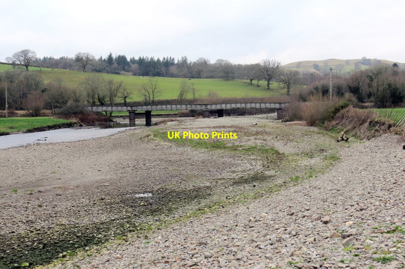 Photo 6"x4" Afon Tywi \/ River Tywi Llandovery\/Llanymddyfri c2022