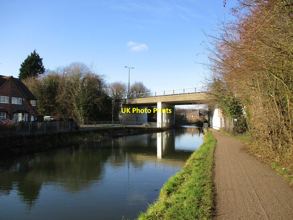 Photo 6"x4" A52 bridge over the Erewash Canal Long Eaton c2022