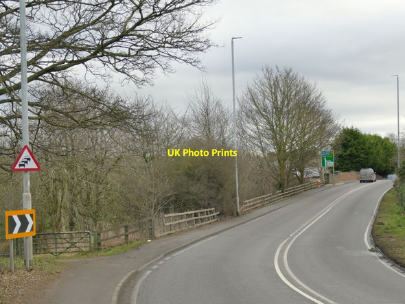 Photo 6"x4" Selby Road crossing the Lines Way Garforth c2022