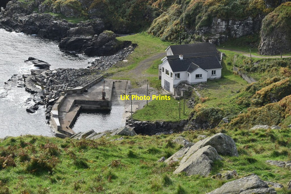 Photo 6"x4" Small harbour, Torr Head Cushendun c2021
