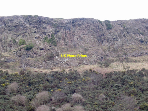 Photo 6"x4" Salisbury Crags Edinburgh c2022
