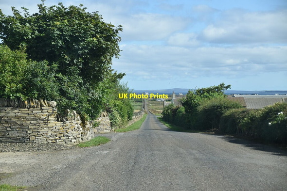 Photo 6"x4" Minor road, Hill of Rattar Ham\/ND2373 c2021