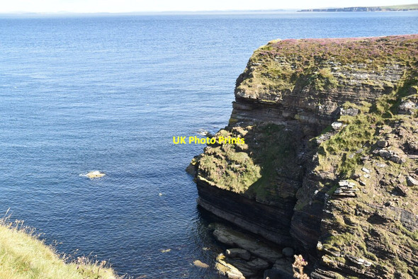 Photo 6"x4" Cliffs, St John's Point East Mey c2021 P1