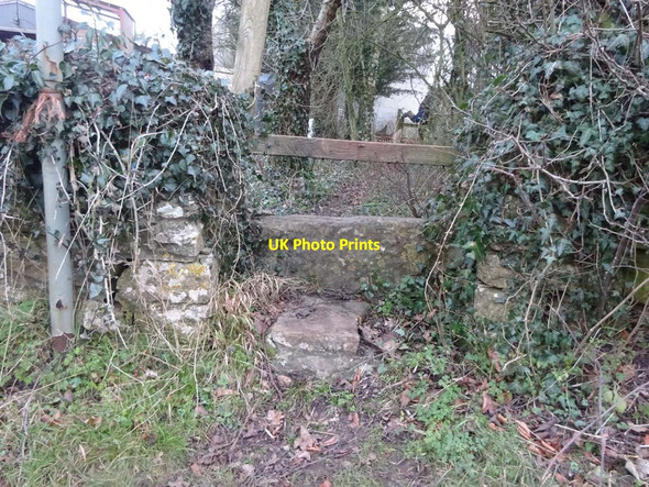 Photo 6"x4" Stone Stile, Clearwell Clements End c2022