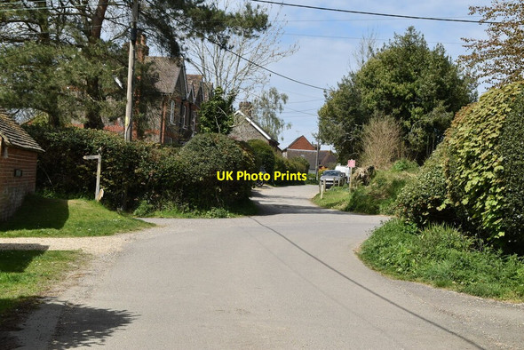 Photo 6"x4" Wyatt Lane, Bonfire Lane junction Horsted Keynes c2021