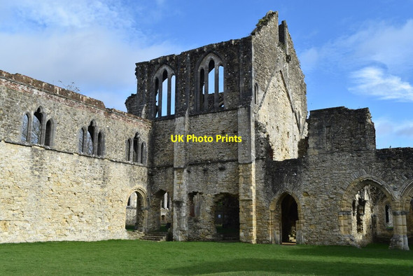 Photo 6"x4" South transept, seen from the cloister Netley c2022