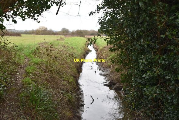 Photo 6"x4" Drainage ditch Queen Street c2021