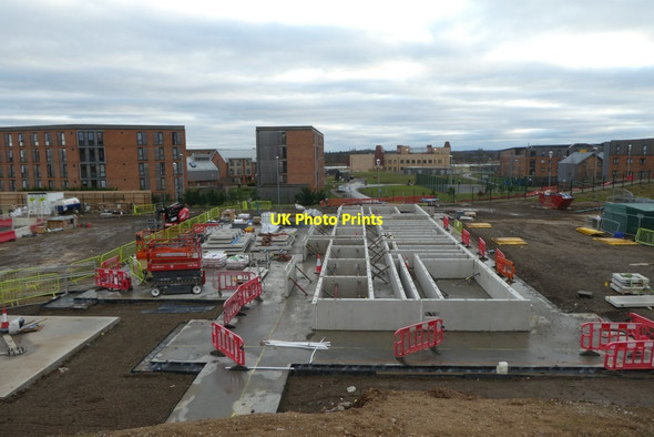 Photo 6"x4" Energy centre construction Heslington c2022