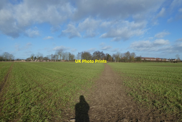Photo 6"x4" Path to Moor Lane Copmanthorpe c2022