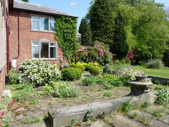 Photo 6"x4" Consall Hall and garden Consall c2014