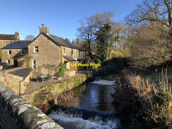 Photo 6"x4" Weirs on Hebblethwaite Hall Gill at Burntmill Bridge Sedbergh c2022