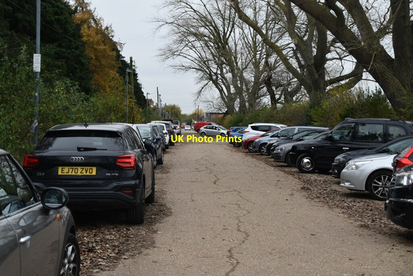 Photo 6"x4" Car park, Fairlop Sports Ground Chigwell c2021