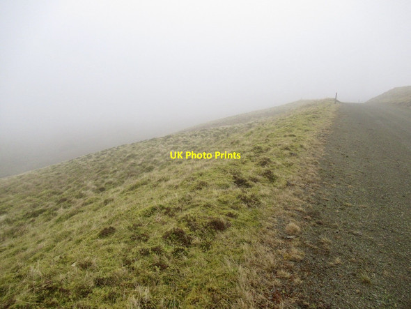 Photo 6"x4" Road on Middle Rig Elvanfoot c2022