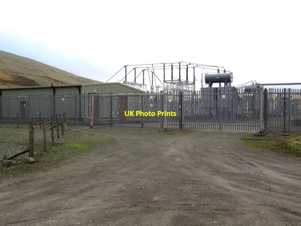 Photo 6"x4" Clyde Wind Farm substation Crawford\/NS9520 c2022