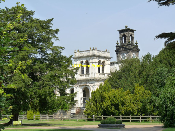 Photo 6"x4" Part  of the Riding School at Trentham Gardens Knowl Wall c2014