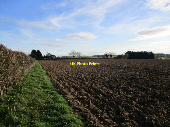 Photo 6"x4" Ploughed field near Glebe Farm Moorby c2022