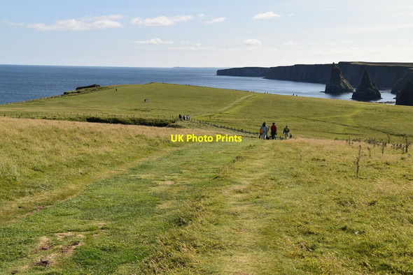 Photo 6"x4" Footpath across Duncansby Head John O' Groats c2021