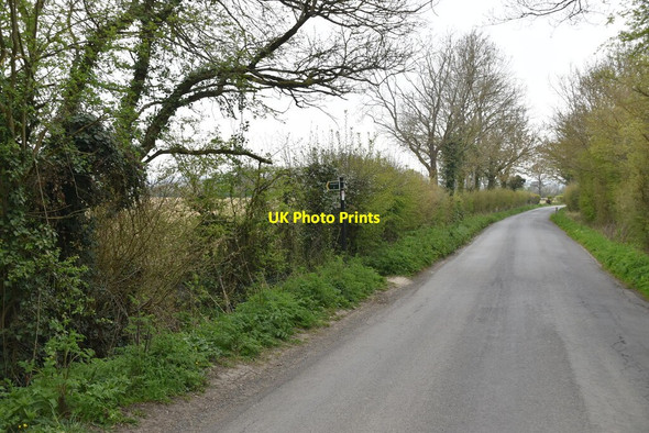Photo 6"x4" Footpath off Ulcombe Rd Headcorn c2021