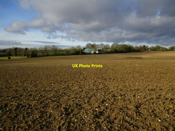Photo 6"x4" Tilled field at Hameringham Hameringham c2022
