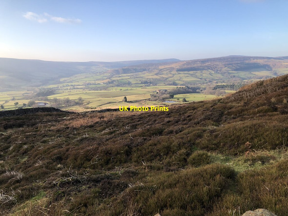 Photo 6"x4" Moorland Edge Above William Beck Seave Green c2022
