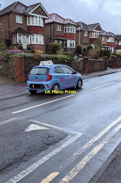 Photo 6"x4" Driving School car, Pillmawr Road, Malpas, Newport Newport\/Casnewydd c2022