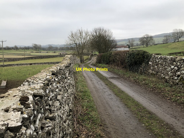 Photo 6"x4" Straight Lane Middleham\/SE1287 c2022