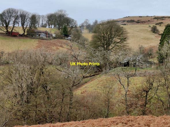 Photo 6"x4" Upper House on the slopes of Brown Clee Hill Cockshutford c2022