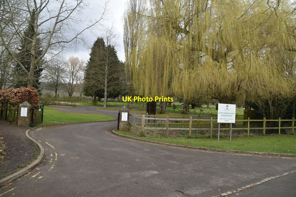 Photo 6"x4" Oxted burial ground Limpsfield c2021