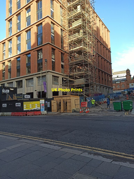 Photo 6"x4" New building under construction at John Street Glasgow c2022 P1