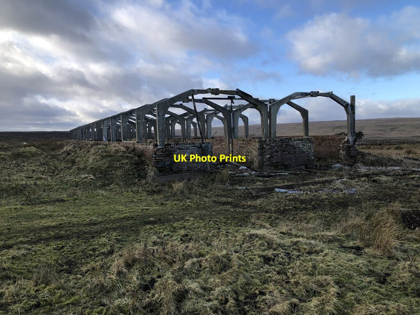 Photo 6"x4" Derelict Building At Former RAF Bowes Moor Bowes\/NY9913 c2022