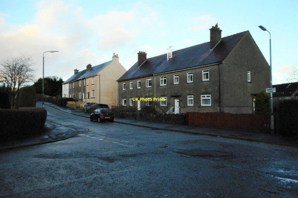 Photo 6"x4" Houses on Carbeth Road Milngavie c2022