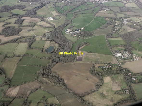 Photo 6"x4" West Wood from the air Charcott c2022