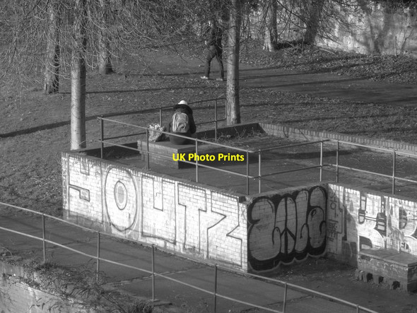 Photo 6"x4" Platform beside the Water of Leith Leith\/NT2776 c2022