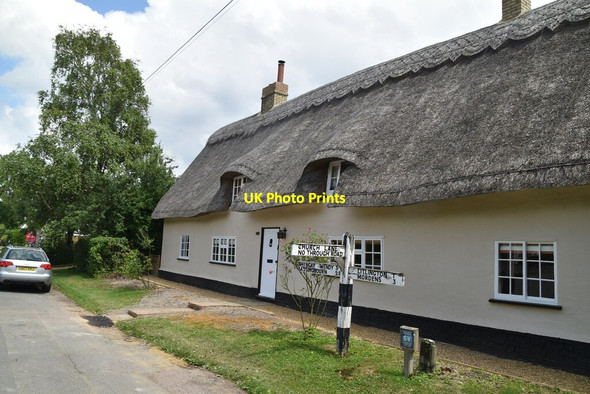 Photo 6"x4" Hind Cottage Abington Pigotts c2021