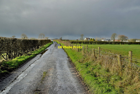 Photo 6"x4" Wet along Roeglen Road Sixmilecross c2022