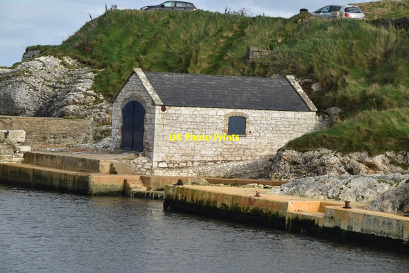 Photo 6"x4" Boathouse, Ballintoy Harbour Ballintoy c2021