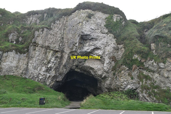 Photo 6"x4" Cave, Ballintoy Harbour Ballintoy c2021