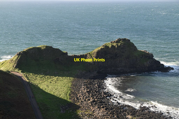 Photo 6"x4" Headland west of Giant's Causeway Portballintrae c2021