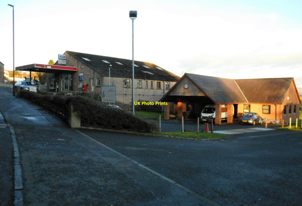 Photo 6"x4" Shearers Garage and ambulance station Balfron c2022