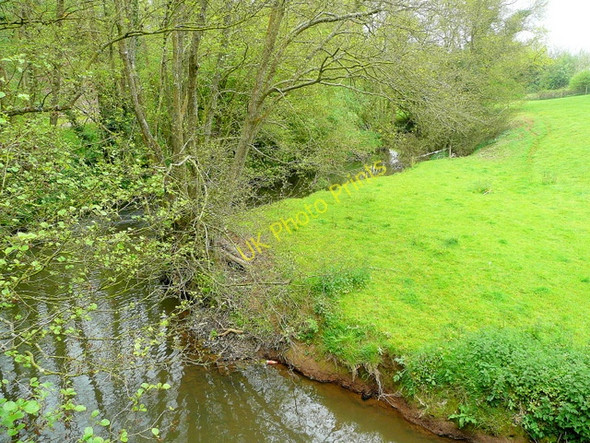 Photo 6"x4" River Yeo - upstream Lapford c2009