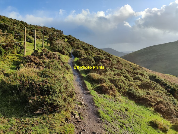 Photo 6"x4" Path along the northern edge of Carding Mill Valley Ashbrook\/SO4594 c2022